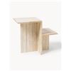 Ferm Living Tavolino in travertino con due piani Distinct - Beige