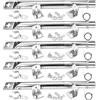 GFTIME 42204, ricambi universali per griglia barbecue, in acciaio inox, bruciatori di ricambio per Master Forge, Perfect Flame, Uniflame, Lowes e altri modelli, OEM/ODM