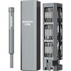 WORKPRO 60 IN 1 Set Cacciaviti Precisione Magnetico Portatile, Mini Cacciavite con Custodia Magnetica, POP UP Design, Barra di Leva, Pinzetta, Kit di Riparazione per Cellulare, Telecamera, Occhiali