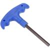 CoCud Chiave a Brugola con Impugnatura a T, Chiave Esagonale H6 6 Mm, Chiave a Brugola Metrica Acciaio S2 - (Applicazioni: Riparazioni Domestiche Base e Manutenzione Meccanica), 1Pz