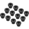 QUARKZMAN 20pz Occhielli in Gomma Diametro Montaggio 5,5mm ID 2mm H 6mm Guarnizioni Nere Protezione Passacavi in Gomma per Cavi Tubi