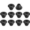 QUARKZMAN 30pz Passacavo 3mm ID 5mm Guarnizione per Cavi Passacavo in Gomma Gommini Passacavo Elettrico per Firewall Guarnizione per Cablaggio Elettrico, Nero