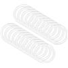 QUARKZMAN 22mm Silicone Piatta Rotonda Rondella Guarnizione x 20pz