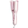 SHEGLAM Piastra per Capelli a Onde Beach Babe 19mm Rosa, Ferro arricciacapelli a doppio cilindro, Asta ondulata Temperatura Regolabile e Doppia Tensione (19mm)