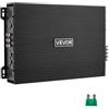 VEVOR Amplificatore Audio per Auto a 4 Canali di Potenza a Ponte Classe AB max. 4x200 W a 4 Ohm/4x400 W a 2Ohm, Amplificatore Audio Multicanale per SUP Pick-Up Tensione Nominale 14,4V CC