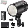 Godox AD100Pro AD100 PRO 100Ws TTL 2,4G HSS 1/8000s torcia tascabile con batteria al litio 7,2V/2600mAh 360 flash con piena potenza 0,01-1,5s