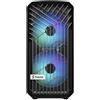 FRACTAL DESIGN Case Fractal Design Torrent Compact RGB Midi-Tower Light Tint Vetro Temperato Nero