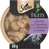 Sheba LE DOME DI SHEBA 32 x 60g Filetti Di Pollo, Gamberetti e Pesci dell'Oceano