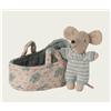 Topolino neonato culla Blu Maileg