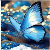 CREAFOMIFE Puzzle 1024 Pezzi per Adulti, Puzzle Grande Difficile e Impegnativo, Regalo per Appassionati Farfalla blu (61x61 cm)