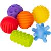 FANCY Baby 6 Palline Sensoriali Neonati, Giocattoli per Bambini a Partire da 0 3 6 9 12 18 Mesi, Palla per Bebè, Giocattolo per Motricità, da Massaggio, Giochi Educativi