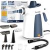 Traumheim Pulitore a vapore, pulitore a vapore manuale per la casa, multiuso con 14 accessori, pressione 3 bar, 350 ml, 1200 W, pulitore a vapore privo di sostanze chimiche, pulizia di cucina