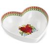 Egan Small Bowl Love - Ciotola a forma di cuore in porcellana Bone China, 17 cm, resistente piatto da portata per cucina, sala da pranzo e snack, stoviglie romantiche per San Valentino, microonde e