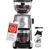 Turmix Macina caffe' elettrico regolabile TX 190 - Macina Caffè con macine coniche in acciaio inox, 16 livelli, contenitore 400 g, timer regolabile, per moka, espresso e filtro, 130W, cromato