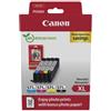 Canon 0332C006 CLI-571XL Cartuccia d'inchiostro multipack nero, ciano, magenta e giallo