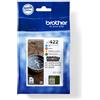 Brother LC-422 LC422VAL Multipack originale nero, ciano, magenta, giallo 2.200 copie