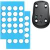 Zerquell 40 Pezzi Pattini per Mouse, Universali Piedini per Lisci Arrotondati, 7x0,9mm, Upgrade Esports, Riducono Attrito tra Mouse E Pad Adatti per Giochi in Ufficio E Uso Quotidiano