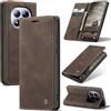 Phernykas Custodia Portafoglio Libro RFID per Xiaomi Redmi Note 15 Pro 4G | Flip Book Cover in pelle PU, Porta Carte, Protezione Astuccio, Telefono Libretto Case per Redmi Note 15 Pro 4G, Caffè