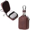 taobosec Custodia per Cuffie Bluetooth, Compatibile Custodia Cuffie Custodia Auricolari con tasca interna e cerniera Portatile Astuccio Porta Cuffiette per airpods Accessori da Viaggio Marrone caffè