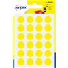 Avery Etichette multiuso gialle Avery - Ø 15 mm - 144 etichette