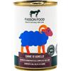 Fasson Food Carne di Agnello Alimento Completo Umido Monoproteico per Cani 400g