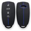 LINGXIYA Custodia protettiva per chiave auto per Jaecoo 7, per Chery Jaecoo J8 J9 Tiggo 8 Pro Tiggo 8 Plus 5 Plus 7pro Tiggo 7 Pro Max Omoda 5 C5 custodia protettiva in silicone per chiave auto a 4 pulsanti