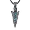 Odinstone Collana vichinga da uomo in argento sterling 925 con ciondolo amuleto della mitologia norrena, gioiello regalo per ragazzi e donne