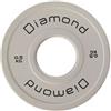 DIAMOND FITNESS Diamond - Disco Bumper Micro Carico 0,5 kg Diamond Fitness - Gommato Ø 50 mm