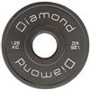 DIAMOND FITNESS Diamond - Disco Bumper Micro Carico 1,25 kg Diamond Fitness - Gommato Ø 50 mm