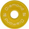 DIAMOND FITNESS Diamond - Disco Bumper Micro Carico 1,5 kg Diamond Fitness - Gommato Ø 50 mm