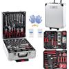 Set valigia utensili attrezzi da lavoro in cromo vanadio 849 pezzi trolley