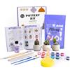 Pllieay Kit di poterie creativo per adulti - Tutto incluso : set per decorare ceramiche, attrezzi e manuale. Kit DIY perfetto per casa!