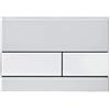 TECE Pannello di comando quadrato, bianco/acciaio inox - 9240801
