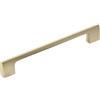 Amerock | Maniglia per armadietti | Champagne dorato | 160 mm (160 mm) da centro a centro | Riva | Confezione da 1 | Maniglia per cassetti | Ferramenta per armadi