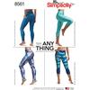 Simplicity semplicità 8561SIMPLICITY Modello 8561 da Donna Leggings, Carta, Bianco, BB (1 x -5 x)
