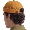 UNDERCONTROL Cappello da Pescatore da Marinaio Senza Visiera Vintage con Polsini arrotolati, Senza Visiera, con Teschio Miki e Cinturino in Pelle, per Uomo e Donna - Made in Korea - (Senape)