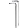 QUARKZMAN 2 Pz T30 Chiave Torx Prova Manomissione Chiavi Stella Chiave 6 Punti Forma L Utensile Manuale Acciaio Cromo-Vanadio per Riparazioni Automobilistiche/Domestiche