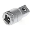 GEDORE Bussola di Maggiorazione, Chiave a Bussola Inserto Quadrato da 10 mm (3/8 pollici) a 12.5 mm (1/2 pollici), Adattatore, Chiave a Bussola Professionale, 3019, Acciaio Cromato