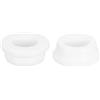 QUARKZMAN 2 Pezzi Occhielli in Gomma 29mm Foro di Perforazione, Passacavi Guarnizione 20mm ID Gommini Passacavo Scrivania Bianco Siliconica per Tappo Organizzare Filo Cablaggio Casa Auto