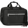 Movom Trimmed Borsa da viaggio nero 40 x 25 x 20 cm Poliestere 20 L, Nero, Borsa da viaggio