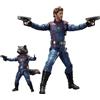 BANDAI Guardiani Della Galassia 3 S.h. Figuarts Action Figures Star Lord & Rocket Racco