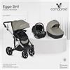 Cangaroo Trio Passeggino 3 in 1 Eggo Pigeon-grigio
