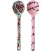 HK LIVING - Set di 2 - L 23,5 cm 70s ceramics - Multicolore - Gres smaltato