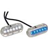 TREM Luce Subacquea TREM a LED inox Blu o Bianca 12/24 volt per barca 6 Elettrico