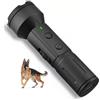 Lancoon Dispositivo anti abbaio ad ultrasuoni con modalità torcia elettrica 3 frequenze regolabili Repeller per cani di taglia piccola, media e grande per interni ed esterni