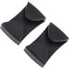 Marhynchus 2 Pcs Ski Goggle Clips Casco Casco Flesser per gli Occhiali per lo Sci con Adesivo Facile da Installare Impedisce di Scivolare la Plastica ABS Leggera (BLACK)