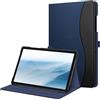 Fintie Custodia per Samsung Galaxy Tab A9 Plus/A9+ 5G 11 pollici 2023 modello (SM-X210/X216/X218), visualizzazione multi-angolo Smart Stand Back Cover con tasca Auto Wake/Sleep, blu
