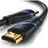 CSL-Computer CSL - Cavo HDMI 8k 2.1 da 3 m - 8K a 60Hz, 4K a 120Hz con DSC - 48 Gbps - HDMI 2.1 2.0a 2.0b - 3D - Ethernet ad alta velocità - HDTV - UHD II - Dynamic HDR-10+ - eARC - Variable Refresh Rate VRR