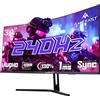 Monitor Gaming Curvo 34 Pollici - UWQHD 3440X1440 (21:9), 240 Hz, 1 Ms MPRT, Ada