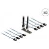 Delock Convertitore M.2 2280 Key B M maschio a 8 x SATA